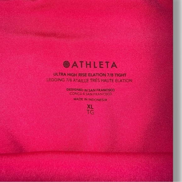 ATHLETA Elation Ultra High Rise 7/8 Legging - XL Dahlia - Picture 6 of 10